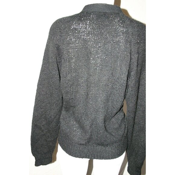 Cabin Creek Womens Black Cardigan Sweater Size Large - Picture 5 of 6